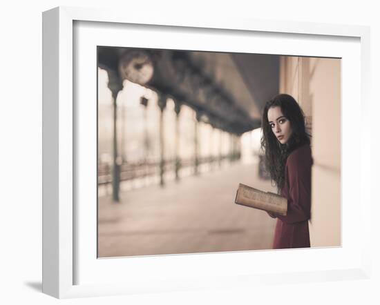 The Old Book-Przemyslaw Chola-Framed Photographic Print