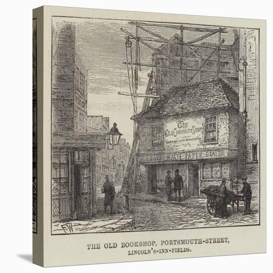 The Old Bookshop, Portsmouth-Street, Lincoln'S-Inn-Fields-Frank Watkins-Stretched Canvas