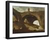 The Old Bridge, c.1760-Hubert Robert-Framed Giclee Print