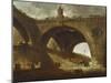 The Old Bridge, c.1760-Hubert Robert-Mounted Giclee Print