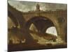 The Old Bridge, c.1760-Hubert Robert-Mounted Giclee Print
