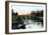 The Old Bridge, Christchurch, Dorset, 1926-null-Framed Giclee Print