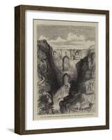 The Old Bridge of Ronda, Headquarters of the Andalusian Federalists-William Henry James Boot-Framed Giclee Print