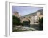 The Old Bridge Stari Most, Mostar, Bosnia-Hercegovia-Walter Bibikow-Framed Photographic Print