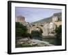 The Old Bridge Stari Most, Mostar, Bosnia-Hercegovia-Walter Bibikow-Framed Photographic Print