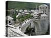 The Old Bridge Stari Most, Mostar, Bosnia-Hercegovia-Walter Bibikow-Stretched Canvas