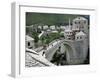 The Old Bridge Stari Most, Mostar, Bosnia-Hercegovia-Walter Bibikow-Framed Photographic Print