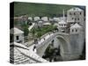 The Old Bridge Stari Most, Mostar, Bosnia-Hercegovia-Walter Bibikow-Stretched Canvas