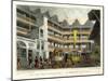 The Old Bull and Mouth Inn, St Martin's Le Grand, City of London, 1831-W Watkins-Mounted Giclee Print