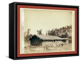 The Old Cabin Home-John C. H. Grabill-Framed Stretched Canvas
