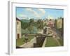 The Old Canal, Bath (Oil on Canvas)-John Northcote Nash-Framed Giclee Print