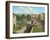 The Old Canal, Bath (Oil on Canvas)-John Northcote Nash-Framed Giclee Print