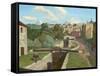 The Old Canal, Bath (Oil on Canvas)-John Northcote Nash-Framed Stretched Canvas