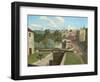 The Old Canal, Bath (Oil on Canvas)-John Northcote Nash-Framed Giclee Print