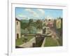 The Old Canal, Bath (Oil on Canvas)-John Northcote Nash-Framed Giclee Print