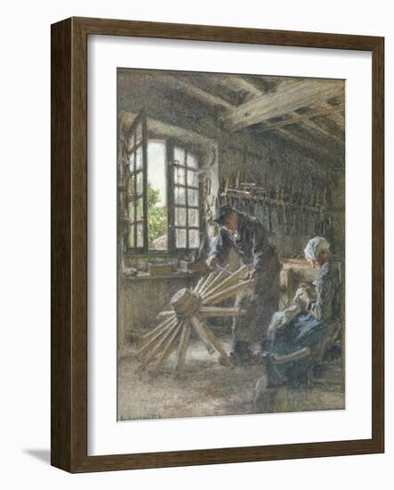 The Old Cartwright and His Wife, 1897-Leon Augustin Lhermitte-Framed Giclee Print