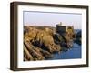 The Old Castle, 19th Century, on the South Coast of Ile d'Yeu, Yeu Island, Vendee, France-J P De Manne-Framed Photographic Print