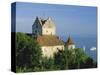 The Old Castle Towering Above Lake Constance, Meersburg, Baden-Wurttemberg, Germany, Europe-Ruth Tomlinson-Stretched Canvas