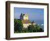 The Old Castle Towering Above Lake Constance, Meersburg, Baden-Wurttemberg, Germany, Europe-Ruth Tomlinson-Framed Photographic Print