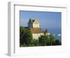 The Old Castle Towering Above Lake Constance, Meersburg, Baden-Wurttemberg, Germany, Europe-Ruth Tomlinson-Framed Photographic Print