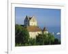 The Old Castle Towering Above Lake Constance, Meersburg, Baden-Wurttemberg, Germany, Europe-Ruth Tomlinson-Framed Photographic Print