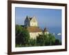 The Old Castle Towering Above Lake Constance, Meersburg, Baden-Wurttemberg, Germany, Europe-Ruth Tomlinson-Framed Photographic Print