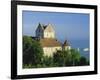 The Old Castle Towering Above Lake Constance, Meersburg, Baden-Wurttemberg, Germany, Europe-Ruth Tomlinson-Framed Photographic Print