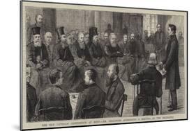 The Old Catholic Conference at Bonn, Dr Dollinger Addressing a Meeting of the Delegates-null-Mounted Giclee Print