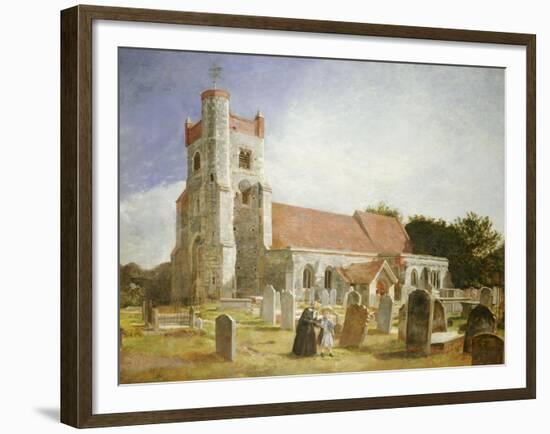 The Old Church, Ewell, 1847-William Holman Hunt-Framed Giclee Print