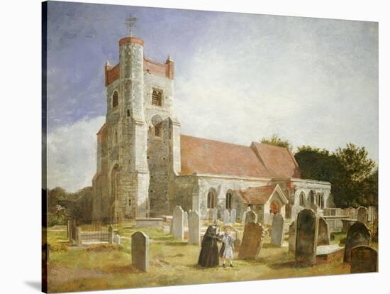 The Old Church, Ewell, 1847-William Holman Hunt-Stretched Canvas