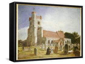 The Old Church, Ewell, 1847-William Holman Hunt-Framed Stretched Canvas