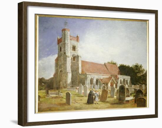 The Old Church, Ewell, 1847-William Holman Hunt-Framed Giclee Print