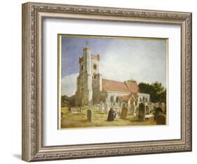 The Old Church, Ewell, 1847-William Holman Hunt-Framed Giclee Print