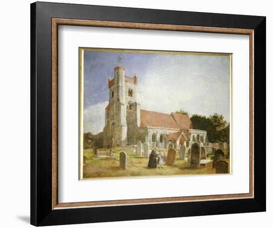 The Old Church, Ewell, 1847-William Holman Hunt-Framed Giclee Print