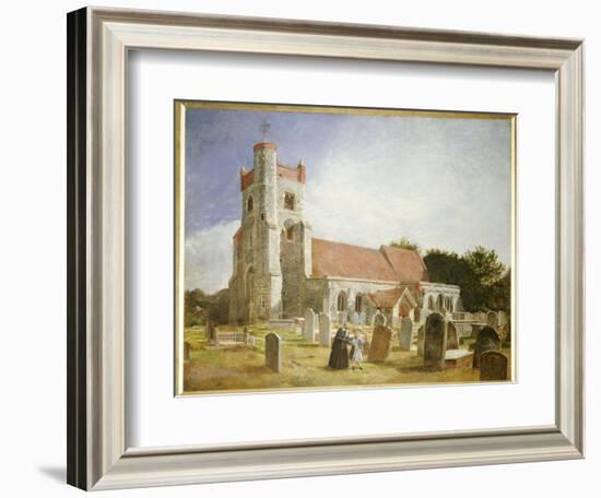 The Old Church, Ewell, 1847-William Holman Hunt-Framed Giclee Print