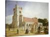 The Old Church, Ewell, 1847-William Holman Hunt-Stretched Canvas