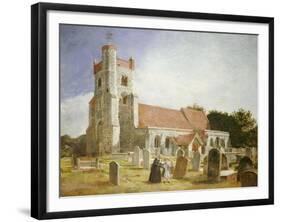 The Old Church, Ewell, 1847-William Holman Hunt-Framed Giclee Print