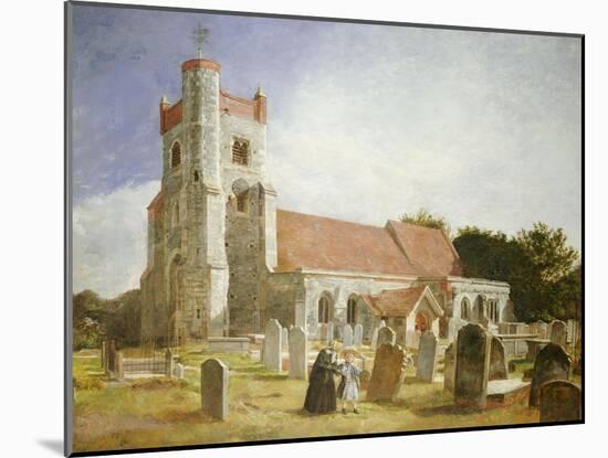 The Old Church, Ewell, 1847-William Holman Hunt-Mounted Giclee Print