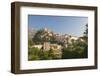 The old citadel of Corte perched on the hill surrounded by mountains, Haute-Corse, Corsica, France,-Roberto Moiola-Framed Photographic Print