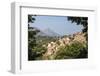 The old citadel of Evisa perched on the hill surrounded by mountains, Southern Corsica, France, Eur-Roberto Moiola-Framed Photographic Print