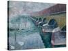 The old city bridge, Drammen-Lars Jorde-Stretched Canvas