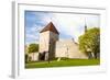 The Old City Walls of the Old Town of Tallinn, Estonia, Baltic States, Europe-Nico Tondini-Framed Photographic Print