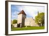 The Old City Walls of the Old Town of Tallinn, Estonia, Baltic States, Europe-Nico Tondini-Framed Photographic Print