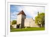 The Old City Walls of the Old Town of Tallinn, Estonia, Baltic States, Europe-Nico Tondini-Framed Photographic Print