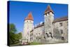 The Old City Walls of the Old Town of Tallinn, Estonia, Baltic States, Europe-Nico Tondini-Stretched Canvas