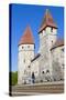 The Old City Walls of the Old Town of Tallinn, Estonia, Baltic States, Europe-Nico Tondini-Stretched Canvas