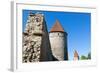 The Old City Walls of the Old Town of Tallinn, Estonia, Baltic States-Nico Tondini-Framed Photographic Print