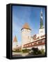 The Old City walls, Old Town, UNESCO World Heritage Site, Tallinn, Estonia, Europe-Ben Pipe-Framed Stretched Canvas