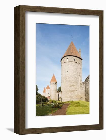 The Old City walls, Old Town, UNESCO World Heritage Site, Tallinn, Estonia, Europe-Ben Pipe-Framed Photographic Print