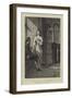 The Old Clock on the Stairs-Alfred Rankley-Framed Giclee Print